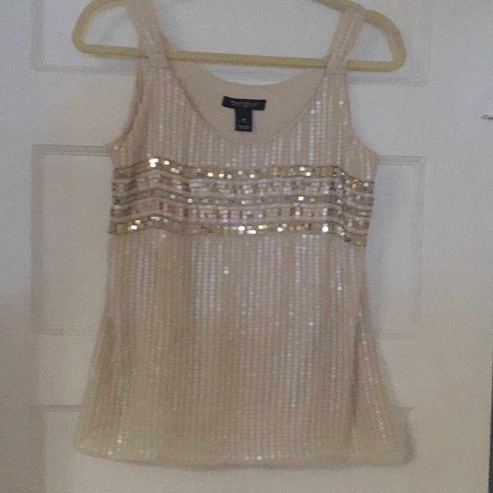 Tank top sequined